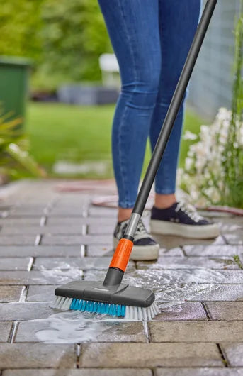 Set con manico per pulizia hard Cleansystem, per superfici resistenti