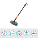Set con manico per pulizia hard Cleansystem, per superfici resistenti