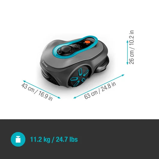 Robot tagliaerba Gardena smart SILENO free 800m²